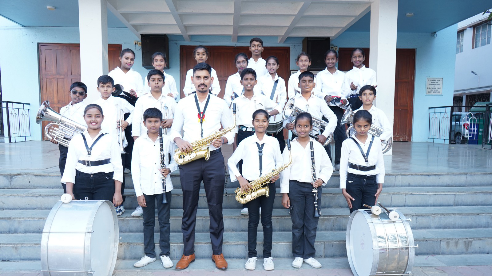 Students Band at St Joseph High School Ghorpadi